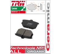 TRW Plaquettes de frein MCB527 Arrière – Jeu 2 pour Harley-Davidson