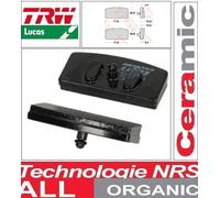 Jeu 2 Plaquette frein Avant TRW MCB17 Organic BMW R80 -81 /R75 74-80 / R90 73-76