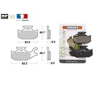 Jeu 2 Plaquettes de Frein Arrière YAMAHA YFM 400 FW BIG BEAR, 2005, 2006
