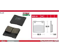 Jeu 2 Plaquettes frein Arrière TRW MCB531 Suzuki GSX-R 750 1988-2003