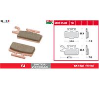 TRW Plaquettes de frein avant MCB714 SI métal fritté (Sinter) Kawasaki KX 65 A 2000-2022 Jeu 2