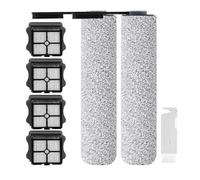Jeu 2 rouleaux brosse + 4 filtres de remplacement pour Tineco Floor ONE S5 / S5 Pro