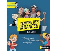 Jeu : 20 enquête à résoudre en équipe - L'Énigme des vacances - De 7 à 99 ans