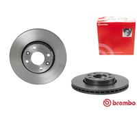 Jeu 2x Disque de Frein Avant Ventilé 258mm Pour DACIA LODGY BREMBO 09.9078.21