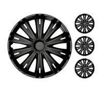 Jeu 4 Enjoliveurs Giga Série Argo Enjoliveurs De Roue 13"/14"/15"/16" Noir Gris