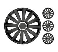 Jeu 4 Enjoliveurs Spyder Série Argo Enjoliveurs De Roue 13"/14"/15"/16"/17" Noir