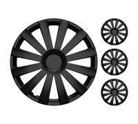 Jeu 4 Enjoliveurs Spyder Série Argo Enjoliveurs De Roue 13"/14"/15"/16"/17" Noir