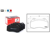 Brembo Plaquettes de frein P 68 036 pour Renault Alpine