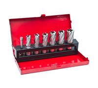Jeu 6 fraises 14-24mm embout Weldon pour perceuse magnetique Holzmann mbm7tlg