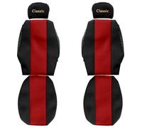 Jeu 6x Couverture de siège Textile F-CORE Housse siège auto pour MAN F2000 L2000