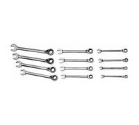 Jeu de 7 clés mixtes à cliquet Surface Drive - finition polie brillante SAM OUTILLAGE