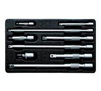 JEU 9 RALLONGES OSCILLANTES BGS TECHNIC CHROME VANADIUM 1/4,3/8,1/2