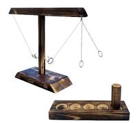 Jeu à Anneaux, Anneau Toss Games, Jeu de Lancer en Bois, Jeu interactif pour Les fêtes de Famille, pour Adultes