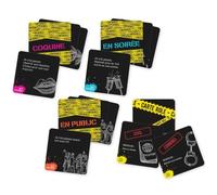 Jeu à Boire 60 Cartes ""Confidentiel"" 8cm Noir