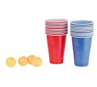 Infactory Jeu à boire à 5 balles et 60 gobelets
