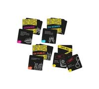 Jeu à boire Confidences - 60 cartes et 2 verres à shot - Noir