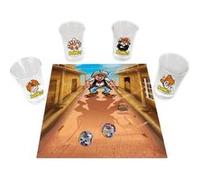 Jeu à boire duel apéro avec 4 verres à shot Multi