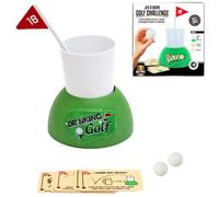 JEU À BOIRE GOLF CHALLENGE CARTES DÉFIS 14CM Vert, Anis, Menthe, Eau