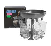 Amscan Jeu à Boire Shot Dispenser with 1 Dispenser and 6 Cups Plastique