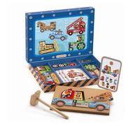 Jeu à clouer Tap tap véhicules Djeco