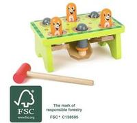 Jeu a cogner Chasse a la taupe Multicolore G