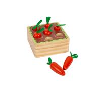 Small Foot Jeu d'assemblage de Carottes en Bois, 7 Formes géométriques, à partir de 12 Mois, réf. 12212