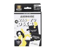 JEU ACTION OU VÉRITÉ 60 CARTES ADULTE 5.5X8.5CM Noir