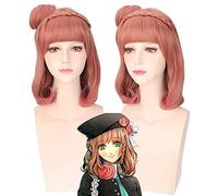 Jeu Amnesia Heroine Cosplay Costume perruque tressée avec chignon Chignon Halloween Party perruques de cheveux synthétiques + bonnet de perruque perruque taille unique PL-168