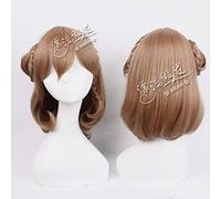 Jeu Amnesia Heroine Cosplay perruque avec un chignon Halloween Party cheveux synthétiques Amnesia tressé perruques + perruque cap perruque taille unique PL-059
