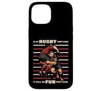 Jeu amusant de rugby They Said It Will Fun Be Bokke World Coque pour iPhone 15