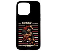 Jeu amusant de rugby They Said It Will Fun Be Bokke World Coque pour iPhone 15 Pro Max