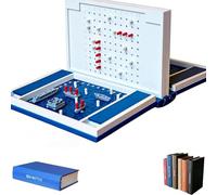 Jeu Amusant du pendu, Livre de Jeu de société Playbook'd Hangman, Jeu d'échecs magnétique imprimé en 3D/Quatre dans Une rangée/Ensemble de Bataille Maritime, pour Rassembler la Famille Navy Version