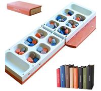 Jeu Amusant du pendu, Livre de Jeu de société Playbook'd Hangman, Jeu d'échecs magnétique imprimé en 3D/Quatre dans Une rangée/Ensemble de Bataille Maritime, pour Rassembler la Famille mancala