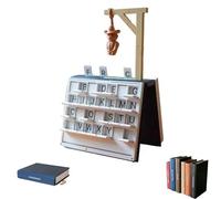 Jeu Amusant du pendu, Livre de Jeu de société Playbook'd Hangman, Jeu d'échecs magnétique imprimé en 3D/Quatre dans Une rangée/Ensemble de Bataille Maritime, pour Rassembler la Famille Word Guessing