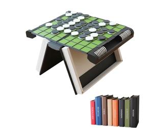 Jeu Amusant du pendu, Livre de Jeu de société Playbook'd Hangman, Jeu d'échecs magnétique imprimé en 3D/Quatre dans Une rangée/Ensemble de Bataille Maritime, pour Rassembler la Famille Reversi