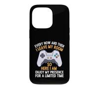 Jeu Amusant Every Now and Then I Leave My Room Gamer Coque pour iPhone 13 Pro