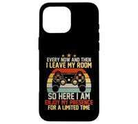Jeu Amusant Every Now and Then I Leave My Room Gamer Game Coque pour iPhone 16 Pro Max
