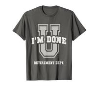 Jeu Amusant Retired University Retirement Graduate Alumni Game on T-Shirt