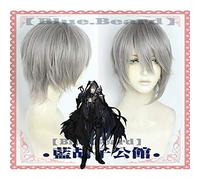 Jeu Arknights perruques fantômes Costume de Cosplay court gris perruque de cheveux synthétiques résistant à la chaleur pour le jeu de rôle de fête d'halloween