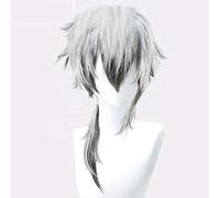 Jeu Arknights Silverash Cosplay perruque argent gris haute température Fiber cheveux perruque Pelucas pour Halloween fête taille unique Silverash
