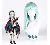 Jeu Arknights vérité Cosplay perruque lumière cyan prêle fille résistant à la chaleur fibre cheveux perruque Halloween fête Costume perruques MJ-332J