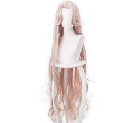 Jeu Arknights Warlock Cosplay perruques longue boucle résistant à la chaleur cheveux synthétiques Halloween carnaval fête Peruca Anime perruque KUZZ1306