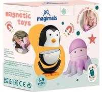 Jeu avec aimants Magimals pingouin et pieuvre