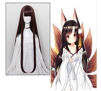 Jeu Azur Lane Cosplay perruques Akagi Cosplay perruque résistant à la chaleur synthétique Halloween fête femmes jeu de rôle longues perruques W-963