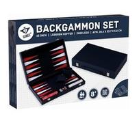 Jeu Backgammon velours 36 cm Bleu G