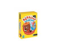 Jeu Bataille des Animaux rigolos, des 3 ans - Jeu de cartes revisite enfant - Chiffres et Observation - Set educatif et carte tigre