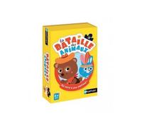Jeu Bataille Des Animaux Rigolos, Des 3 Ans - Jeu De Cartes Revisite Enfant - Chiffres Et Observation - Set Educatif Et Carte Tigre