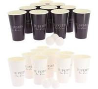 jeu beerpong tu perds tu bois 20 gobelets 6 balles - générique 73790