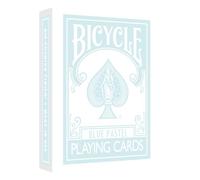 Jeu Bicycle Pastel Bleu - 56 Cartes à Jouer - Magie/Collection - Format Poker