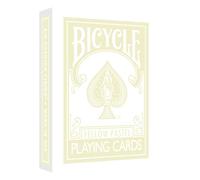 Jeu Bicycle Pastel Jaune - 56 Cartes à Jouer - Magie/Collection - Format Poker